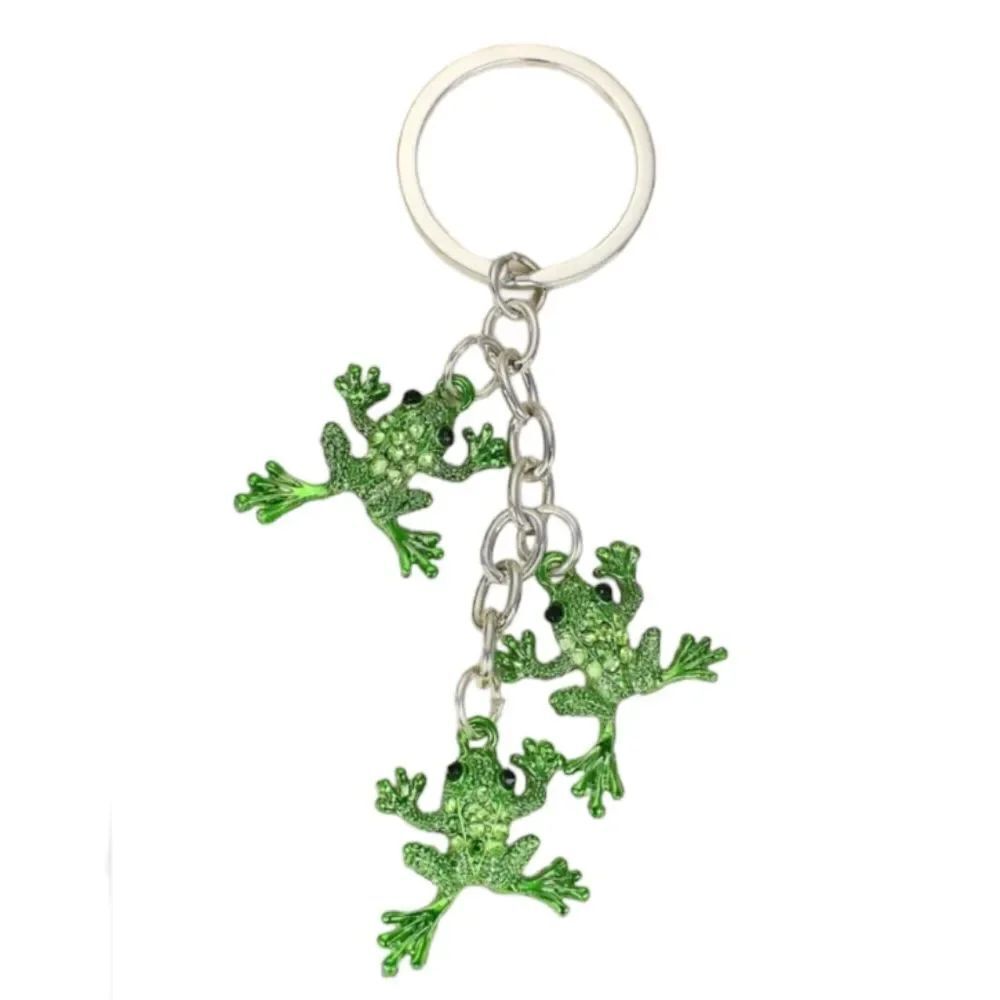 Rhinestone Frog 🐸 Keychain - Picture 1 of 4